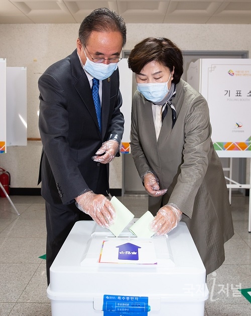 구미시장, 제21대 국회의원 선거 투표