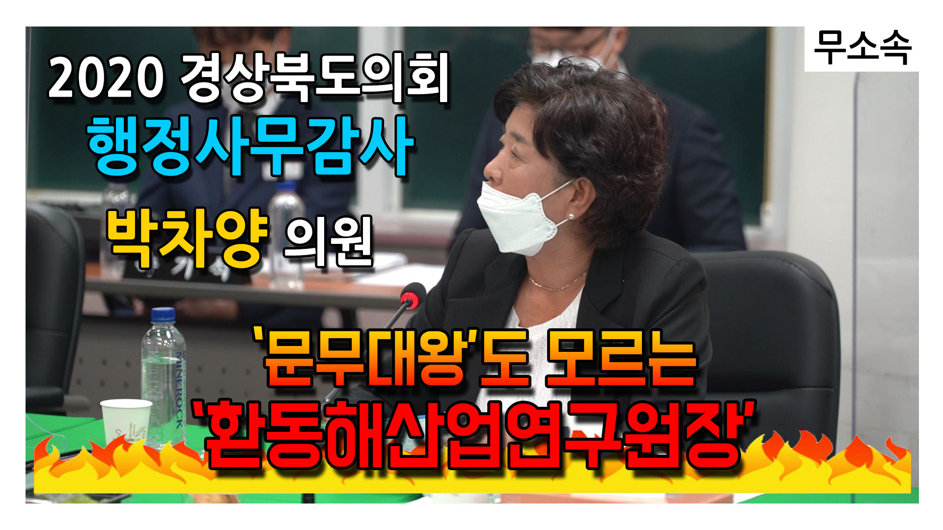 박차양위원 폭발, 문무대왕도 모르는 김태영 환동해산업연구원장