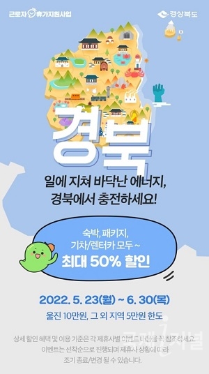 경북도, 휴가비 지원 사업 추진