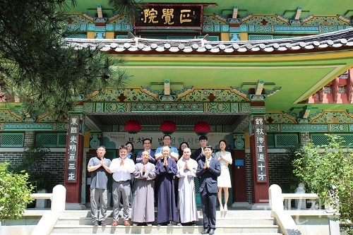 동국대 WISE캠퍼스 중국 소림사 부주지스님 일행 내방